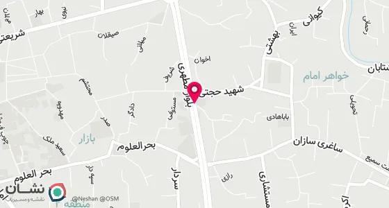 نقشه موقعیت تقریبی دفتر: رشت خیابان مطهری کوچه علی نژاد اصلی ساختمان اجرنما واحد اول طبقه اول