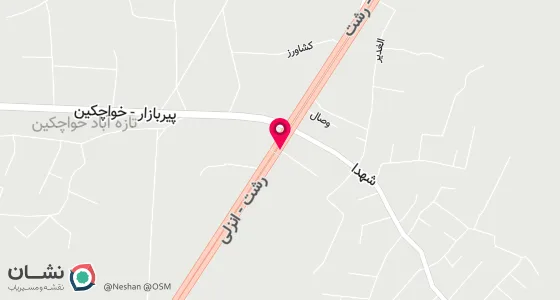 نقشه موقعیت تقریبی دفتر: خمام خیابان امام خمینی روبروی بانک سپه جنب پاساژتوکل ساختمان سعادتی