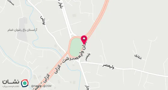 نقشه موقعیت تقریبی دفتر: خمام خیابان امام روبروی میدان آزادی ساختمان صابری