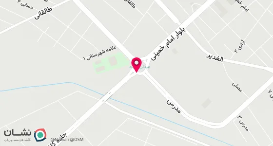 نقشه موقعیت تقریبی دفتر: درگز-پائین تر از شهرداری -روبروی مجتمع جهان