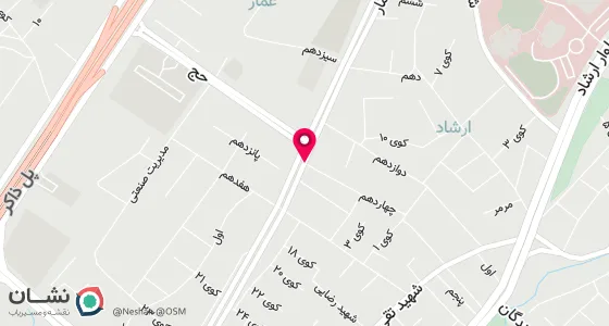 نقشه موقعیت تقریبی دفتر: ارومیه خیابان برق بالاتر از فلکه خیرین. چهارراه عمار و یاسر ابتدای خ عمار دفتر ازدواج 14 ارومیه