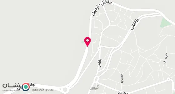 نقشه موقعیت تقریبی دفتر: استان اردبیل شهرستان کوثر گیوی سفلی میدان شهرداری