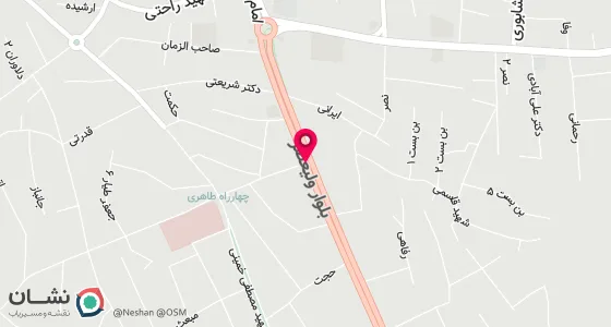 نقشه موقعیت تقریبی دفتر: تالش-بلوار ولیعصر -خ جعفر طیار ساختمان باقرالعلوم
