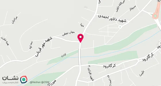 نقشه موقعیت تقریبی دفتر: خ-امام- روبروی سینما کوچه مهر گان