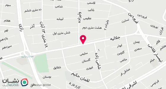 نقشه موقعیت تقریبی دفتر: تبریز آخر خ جلالیه پائین تر از کلنیک صفا پ26/2