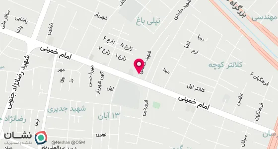 نقشه موقعیت تقریبی دفتر: تبریز خیابان امام تپلی باغ نرسیده به آبرسان جنب مسجد غریبلر طبقه فوقانی بانک شهر کوچه حامدی