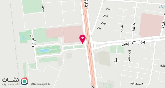 نقشه موقعیت تقریبی دفتر: تبریز خ راه آهن چهار راه خطیب جنب دانشگاه نبی اکرم (ص)