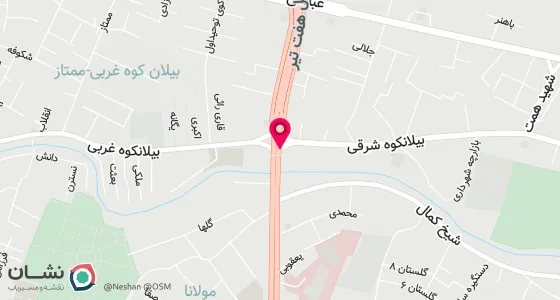 نقشه موقعیت تقریبی دفتر: تبریز خیابان هفت تیر(آبرسان)اول بیلانکوه