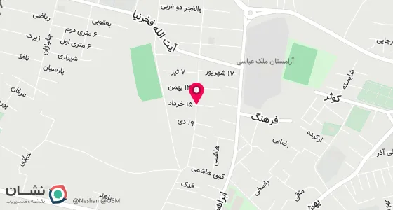 نقشه موقعیت تقریبی دفتر: تبریز قراملک خ شهدای واعظ بن بست 22 شهدا دفتر خانه 226