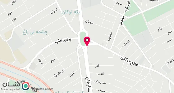 نقشه موقعیت تقریبی دفتر: تبریز بلوار ستارخان (یکه دکان)روبروی پمپ بنزین ساختمان افرینش طبقه دوم
