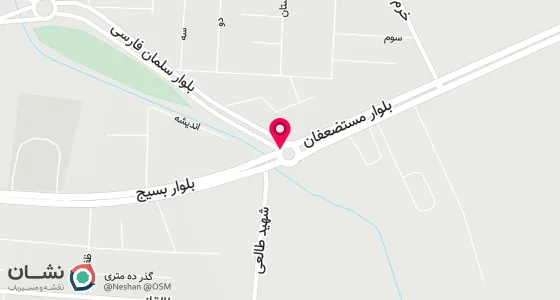 نقشه موقعیت تقریبی دفتر: سلماس - میدان شهید ابراهیم- دفترخانه شماره25