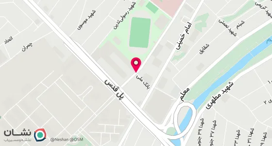 نقشه موقعیت تقریبی دفتر: اردبیل - ایستگاه سرعین - جنب بانک ملی