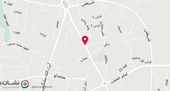 نقشه موقعیت تقریبی دفتر: *مشکین شهر -خیابان باهنر شمالی طبقه دوم فرش فروشی جلیلی