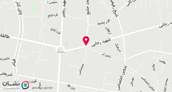 نقشه موقعیت تقریبی دفتر: مرند- خیابان شهید رجایی کوی صمصامی روبروی مدرسه نورالاسلام ساختمان اندیشه