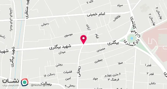 نقشه موقعیت تقریبی دفتر: اهر میدان آزادی خیابان شهید بیگلری جنب چلوکبابی قانع