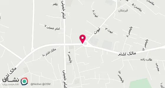 نقشه موقعیت تقریبی دفتر: هادی شهر میدان قیام خیابان مالک اشتر پلاک 26