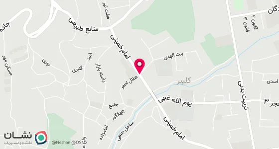 نقشه موقعیت تقریبی دفتر: کلیبر خیابان امام خمینی (ره) - روبروی هلال احمر