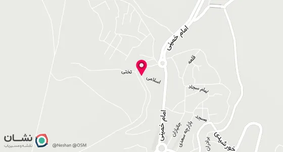 نقشه موقعیت تقریبی دفتر: گرمی خ امام روبروی مسجد جامع طبقه دوم