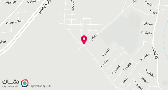 نقشه موقعیت تقریبی دفتر: ماکو معرفت روبروی خیابان انتظام